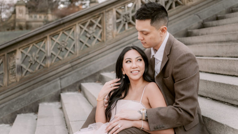 Jenny Fu Studio Central Park Plaza Hotel Engagement Session 0002