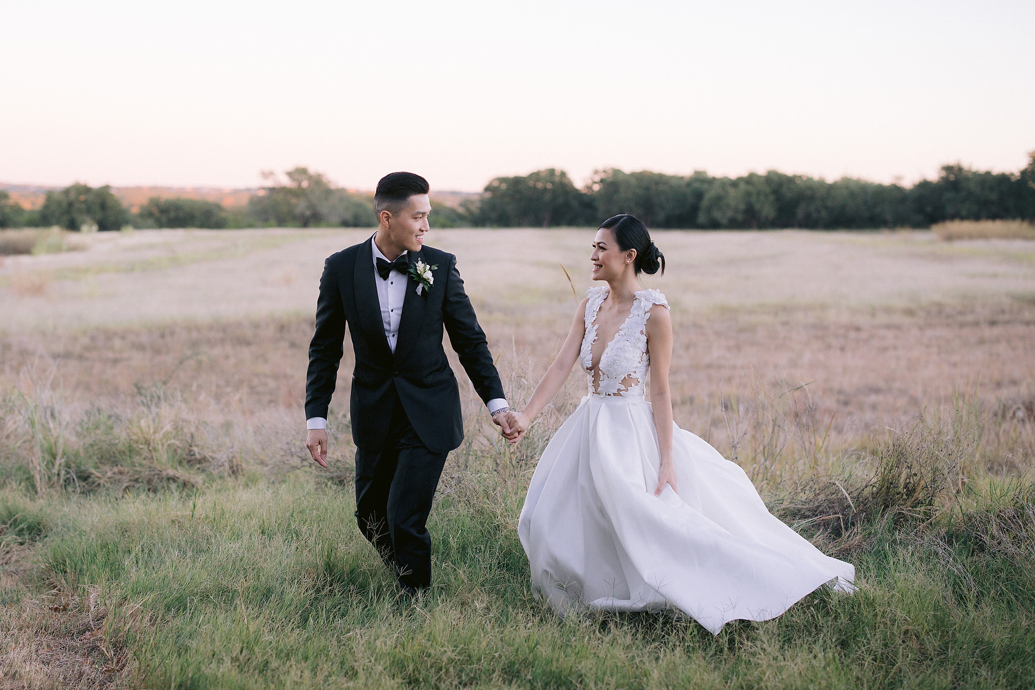 Bride and Groom in Texas