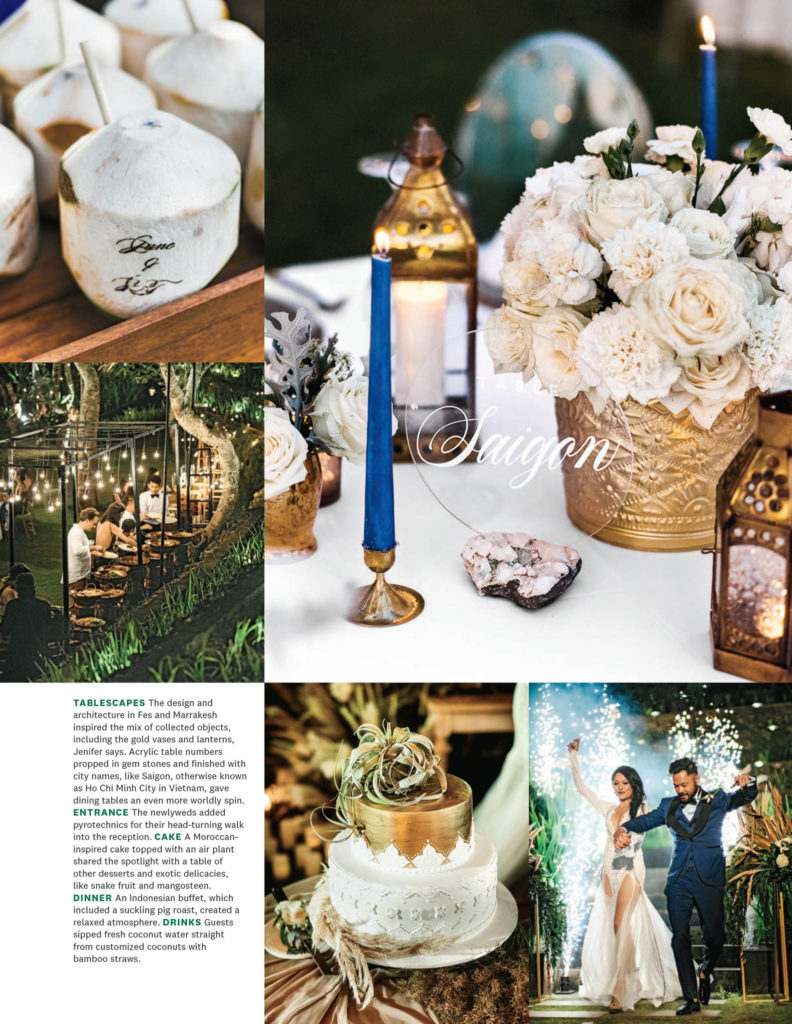 Compilation of images in The Knot Magazine