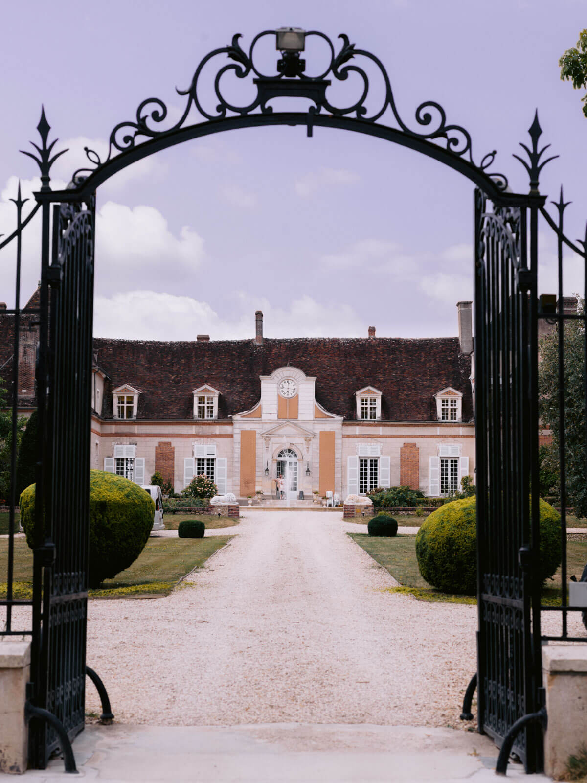 Grand entrance of a beautiful villa in France. Image by Jenny Fu Studio