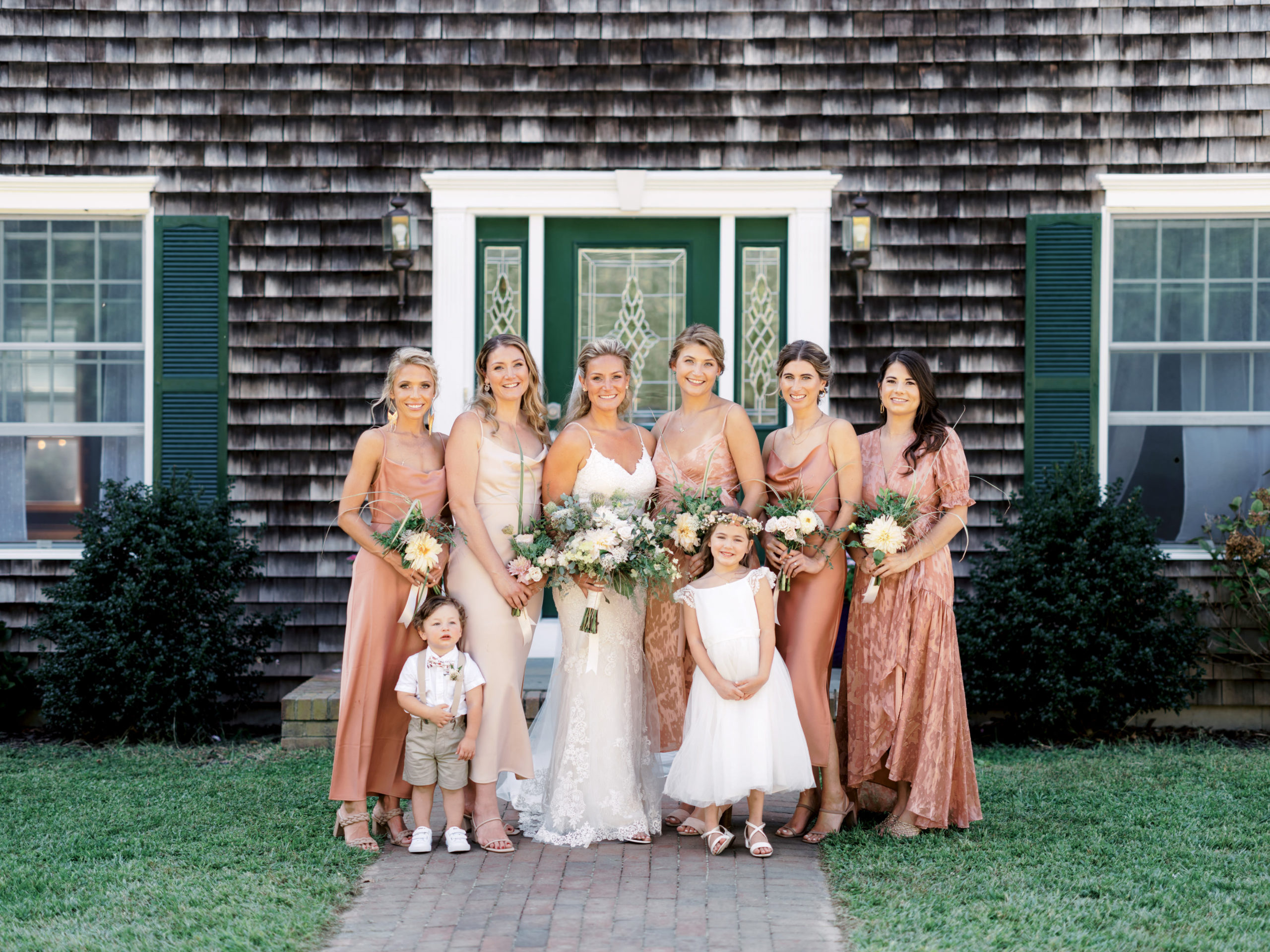 The bridesmaids in their 2022 Bridesmaid Dress. Editorial image by Jenny Fu Studio