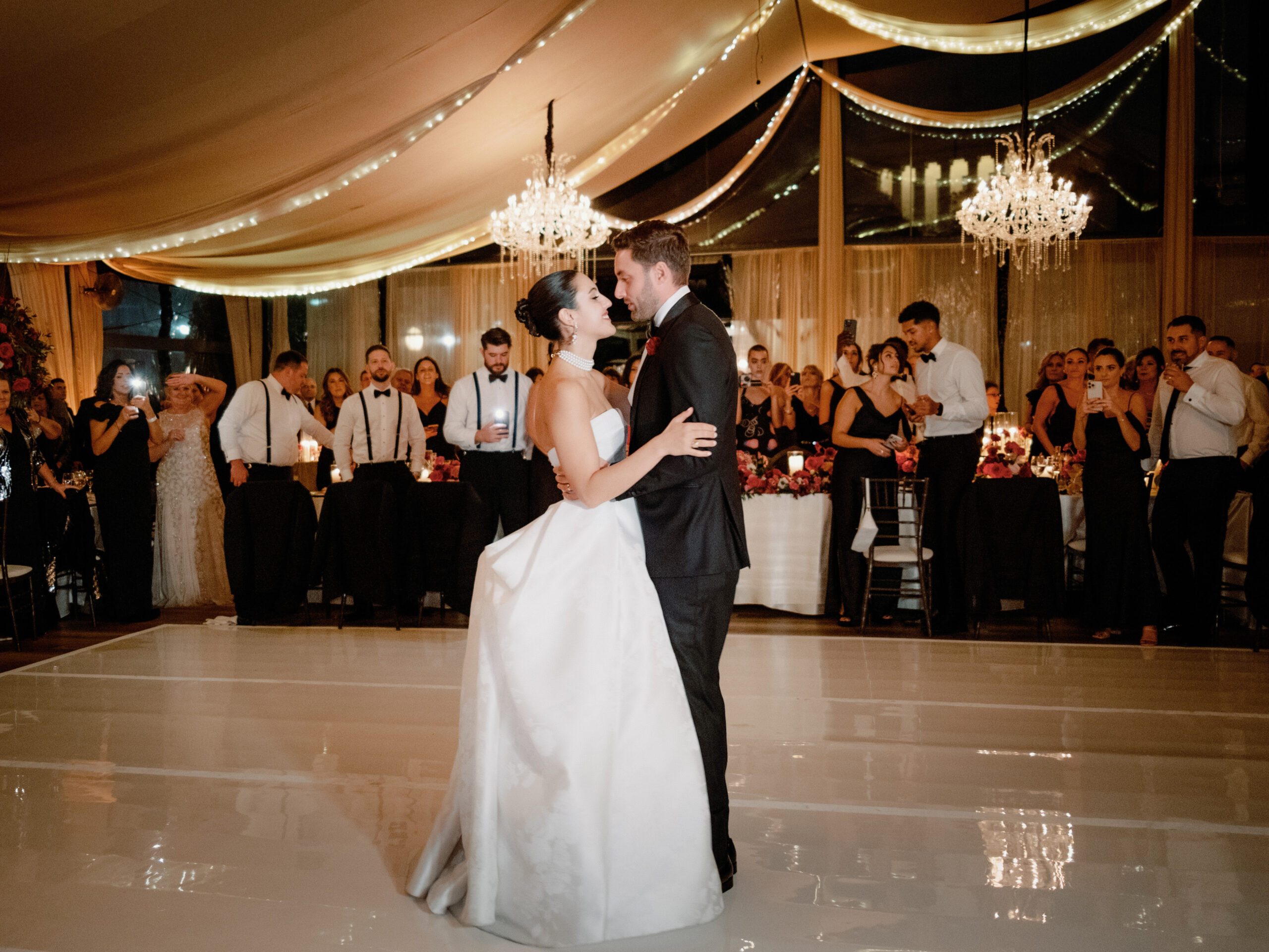 The bride and groom's first dance. Professional wedding photography Image by Jenny Fu Studio