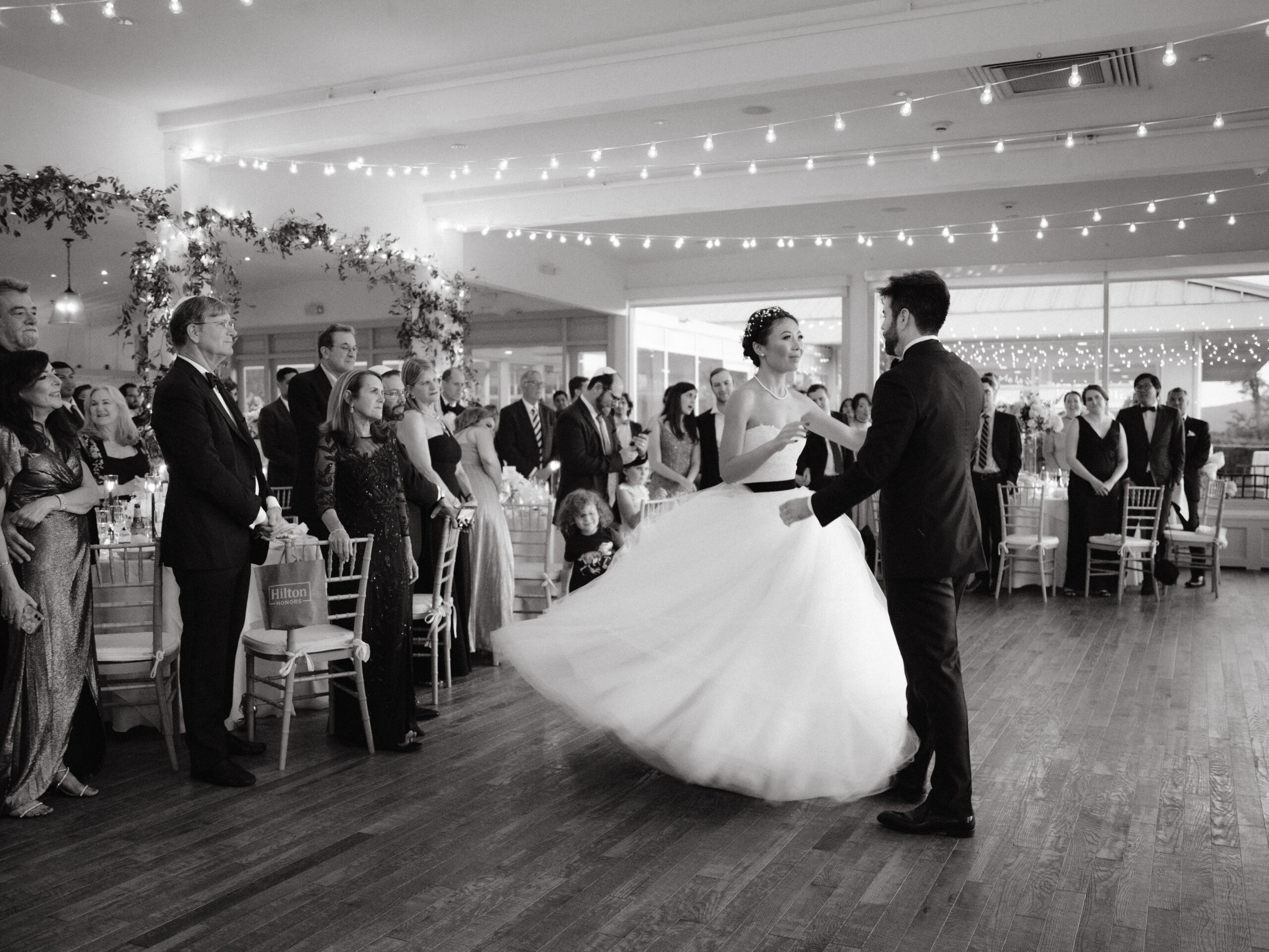 The bride and groom's first dance. Image by Jenny Fu Studio